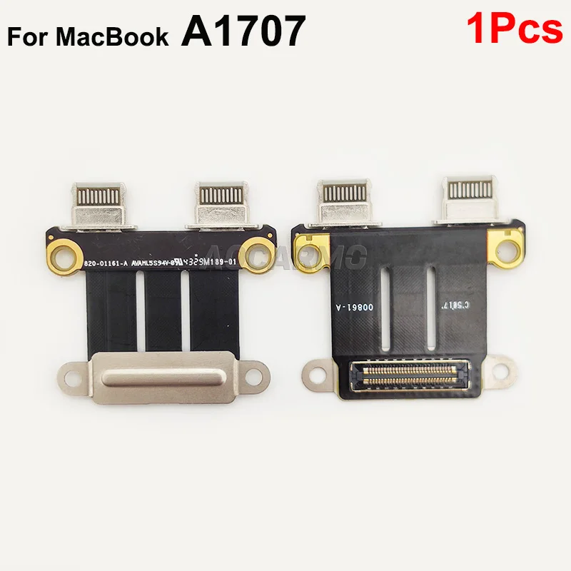 Aocarmo USB-C DC Charging Power Jack Charger Port For Macbook Pro Retina A1707 A1706 13