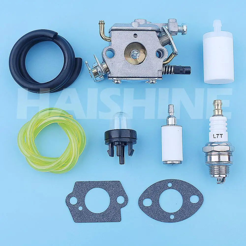 Carburador Vela Carb Kit para Husqvarna 223l 323l 325 326 327 223r 323r 323rj Trimmer Brushcutter Wead Eater 576019801