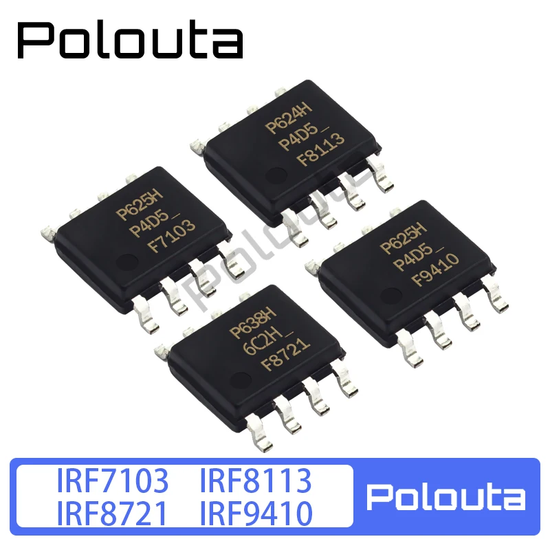 10 Pcs Polouta IRF9410 SOP8 MOS Field Effect Transistor Patch Electic Component Arduino Nano DIY Electronic Kit Free Shipping