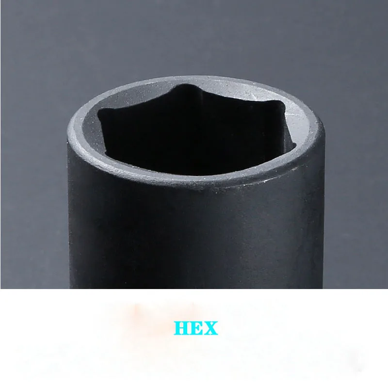 Juego de enchufes de impacto para herramientas, adaptador de llaves eléctricas neumáticas hexagonales de 3/8 pulgadas, Unidad de 6mm-24mm, adaptador de enchufe métrico de CR-MO para taladro de impacto