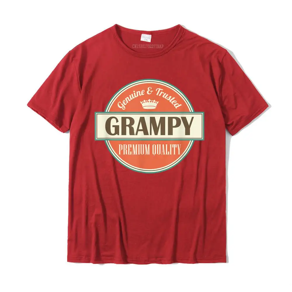 Mens Grampy Gift For Grandpa T-Shirt Tops Shirt Graphic Christmas Cotton Men's Tshirts Casual Happy New Year