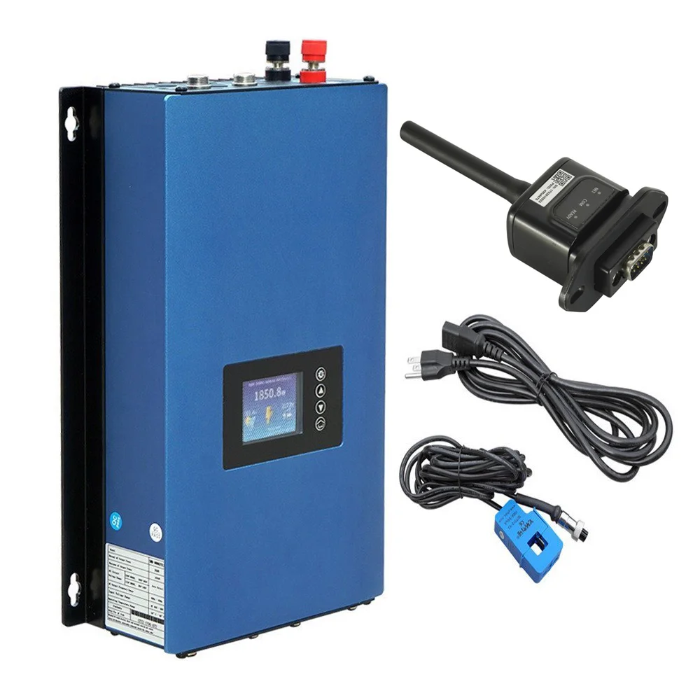 MPPT Pure Sine Wave Grid Tie Inverter 1000W/2000W With Limiter/WIFI Optional Web/Phone APP Online Monitor