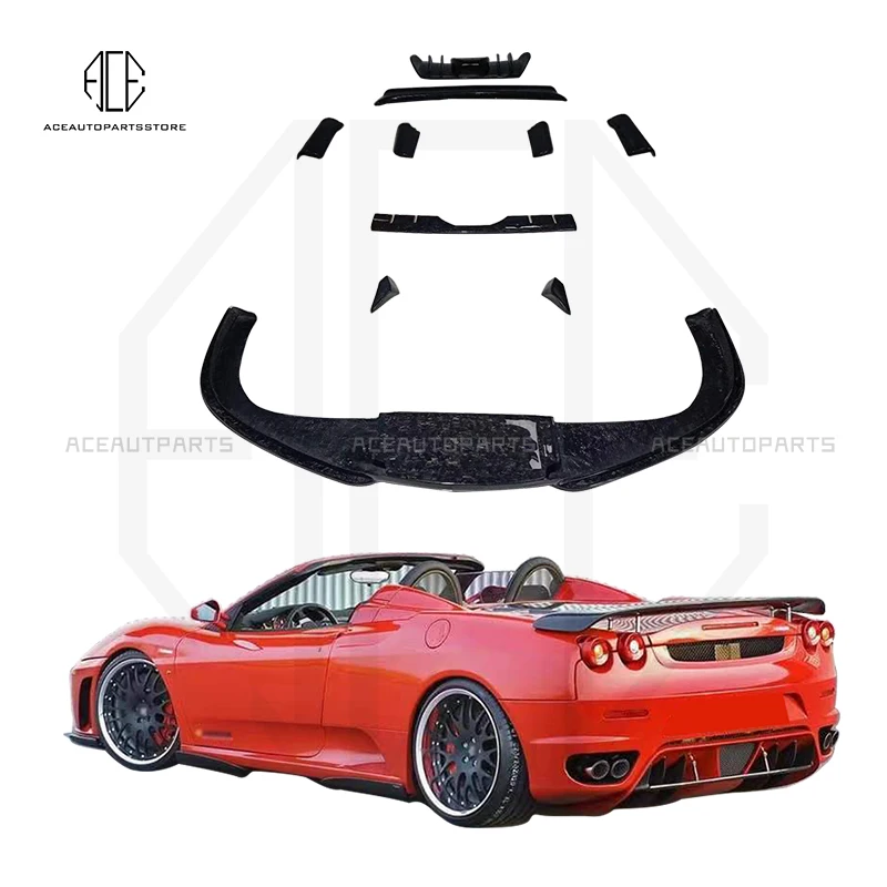 

Полный комплект кузова из углеродного волокна для Ferrari F430, аэрокит из углеродного волокна для Ferrari F430, комплект настройки из углеродного волокна в стиле HM