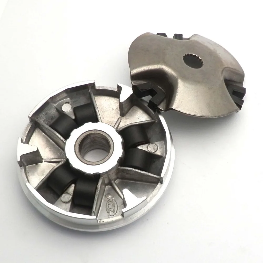 1E40QMB 50cc Variator Weight Rollers Fan for YAMAHA JOG 50 Vino Minarelli 18mm Boss Motorcycle Scooter Engine Parts