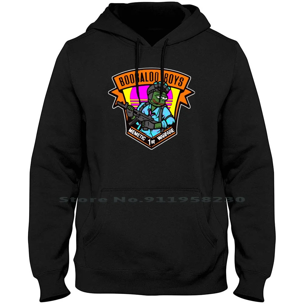 

The Boogaloo Boy Men Women Hoodie Pullover Sweater 6XL Big Size Cotton Halloween Popular Games Hot Gal Boo