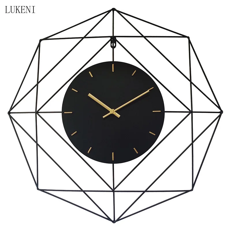 Nordic Wall Clock Living Room Modern Minimalist Creative Light Luxury Net Red Table Fashion Home Clock