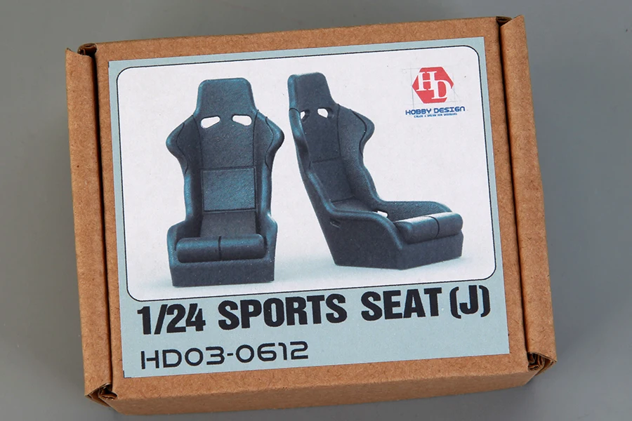 Hobby Design HD03-0612 1/24 Sports Seats (J) Detail-up Set  Model Car Modifications Hand Made Model