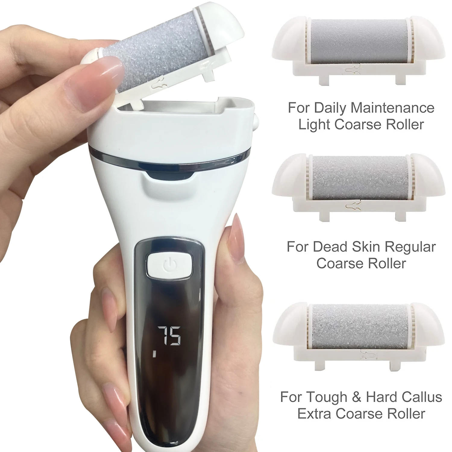 Foot Care Tool Heads Pedicure Hard Dead Skin Callus Remover Refills Replacement Rollers Foot Files Accessories