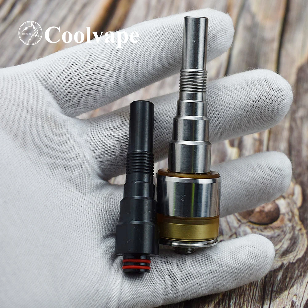 2 sztuk vapor giant drip tip 510 długa końcówka kroplówki pary gigant elektroniczny papieros rta akcesoria fit Taifun gtr rta Kayfun RDA RBA