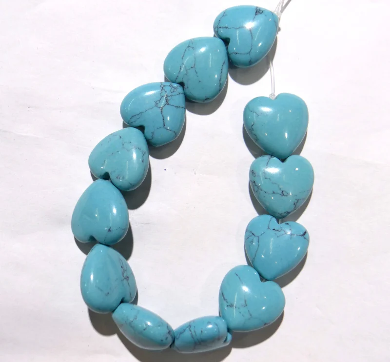 

14 мм натуральный камень кварц кристалл Turquoises тигровый глаз в форме сердца подвеска-бусы для Diy для изготовления украшений ожерелья Аксессуары 28pc