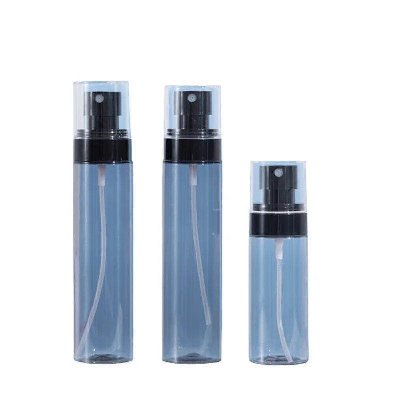 30pcs Mist Spray Bottle PET Plastic Perfume Atomizing Spray Liquid 60ml 80ml 100ml 120ml Container Skincare Toner Water Bottles