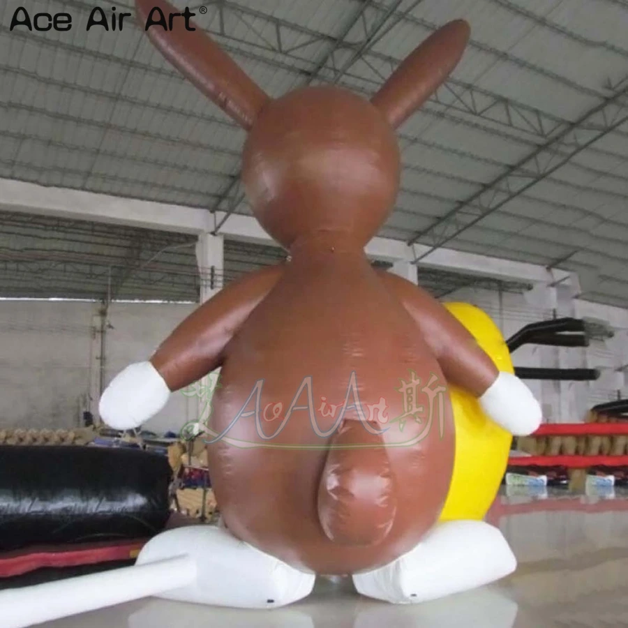 4m/13ft Tall Festival Decorations, Inflatable Easter Bunny Handing  Easter Egg For Easter Outdoor Decor Made By Ace Air Art