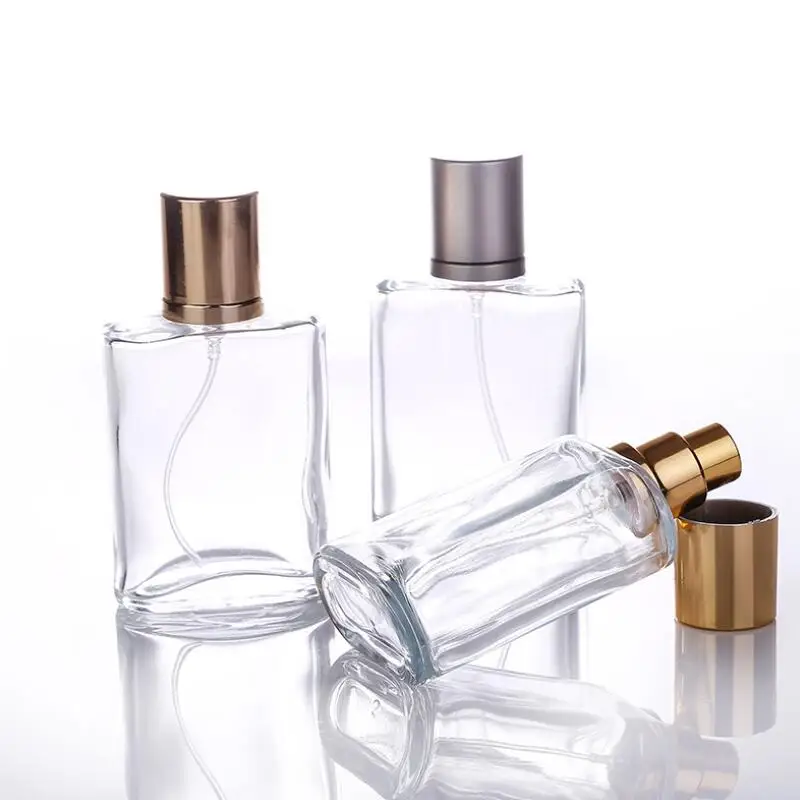 30ml Crystal Glass Spray Perfume Bottle Clear Perfume Atomizer Thick Glass Empty Spray Perfume Bottle LX2851