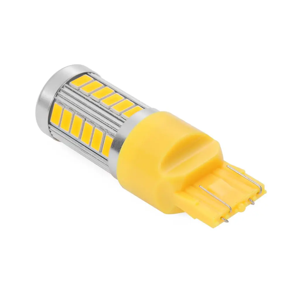 Giallo 5730 fendinebbia lampadine a LED 33SMD luce di retromarcia di Backup per auto T20 W21/5W 7443