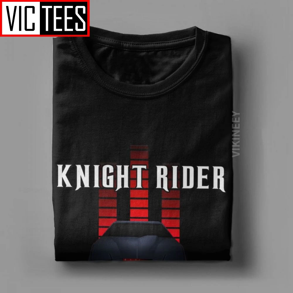 Knight Rider American Series Men\'s Tshirt Kitt Battlestar Galactica Michael Knight T-Shirt Pure Cotton New