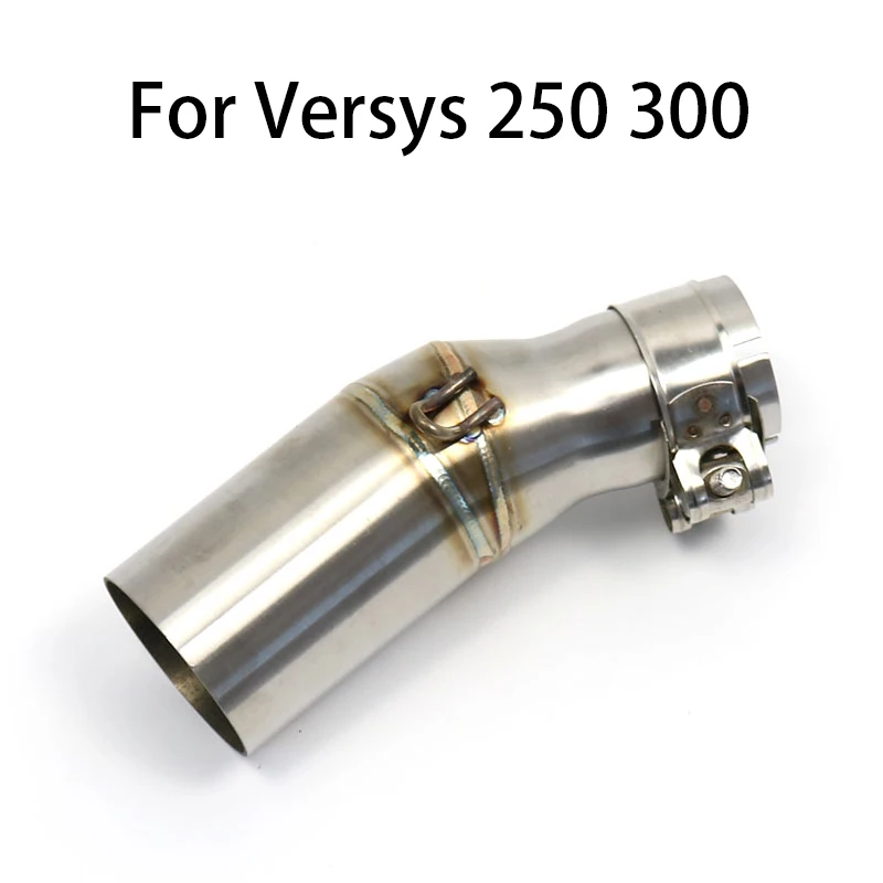 

For Versys 250 300 Motorcycle Exhaust Middle Mid Link Pipe Muffler Tube Motocross Connector Tube Accessories