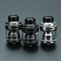 Vape Kylin M PRO RTA Diameter 24.2mm 6ML/8ML DIY Rebuildable Tank Atomizer Top Airflow airflow intake adjustable Atomizer