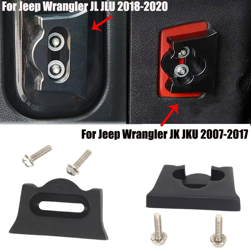 

Car Tailgate Latch Bumper Actuator Limit Block for Jeep Wrangler JK 07-17 for Jeep Wrangler JL 18-20 Stop Tailgate Alignment