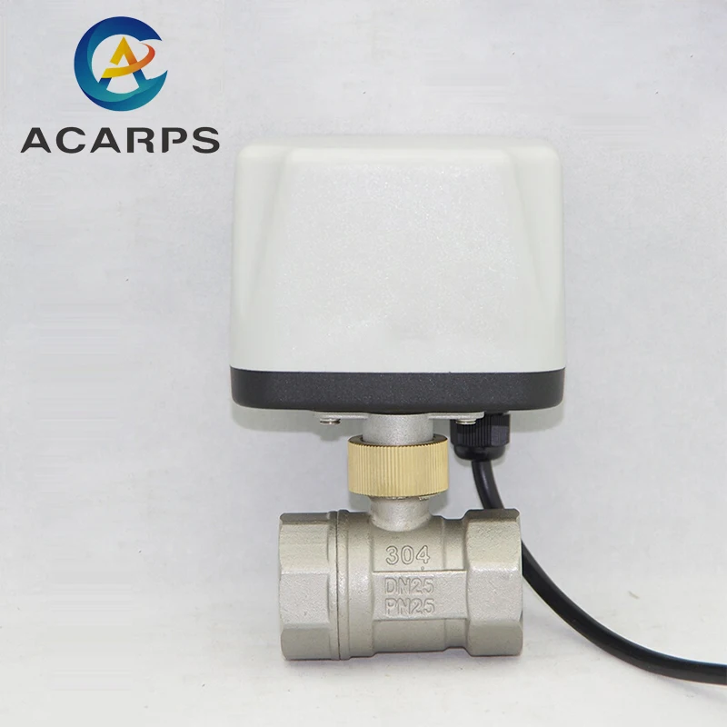 DN15 DN20 DN25  Electric Stainless Steel Ball Valve Three Wires one Control Stainless Steel Motorized Ball Valve AC220V