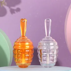 5.5ML Clear Amber Plastic Lip Gloss Tube Honey DIY  Lip Gloss Containers Bottle Empty Cosmetic Container Tool