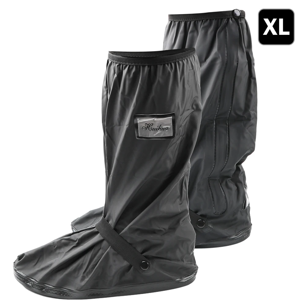 Wiederverwendbare Motorrad-Roller-Dirt-Bike-Regenschuh-Abdeckung, rutschfeste Stiefelüberzüge, Unisex-Fahrradschuh-Schutz für regnerischen, verschneite Tage