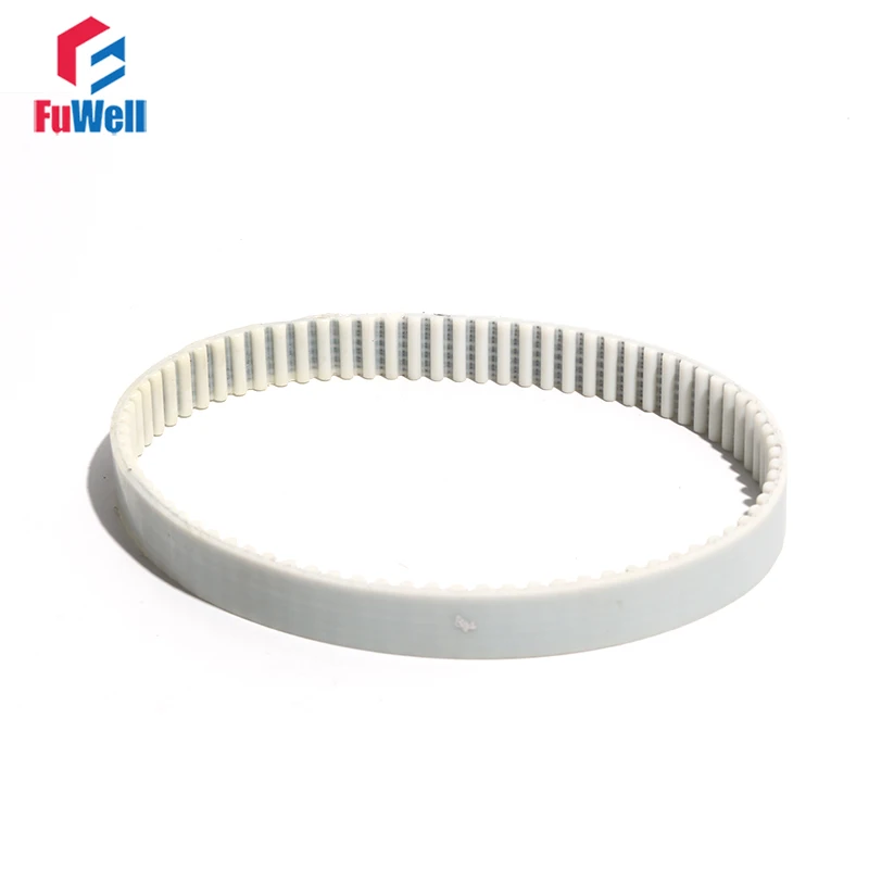 

Polyurethane Timing Belt HTD5M Transmission Belt 15/20/25/30mm Width 1710/1720/1730/1750mm Closed Loop White PU Toothed Belt