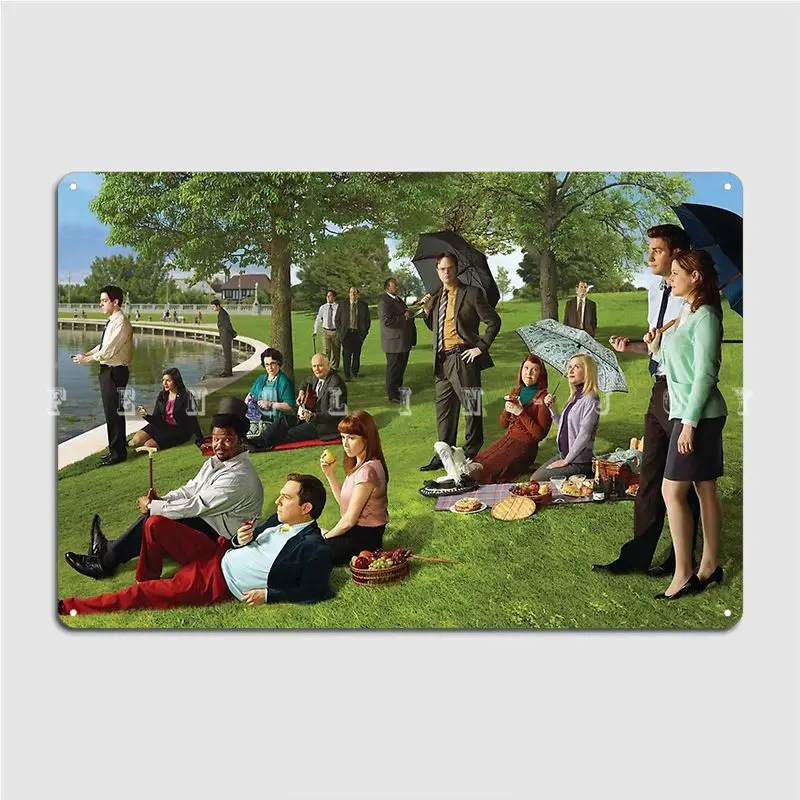 

Seurat The Office Edition Metal Plaque Poster Wall Cave Club Bar Customize Poster Tin Sign Poster