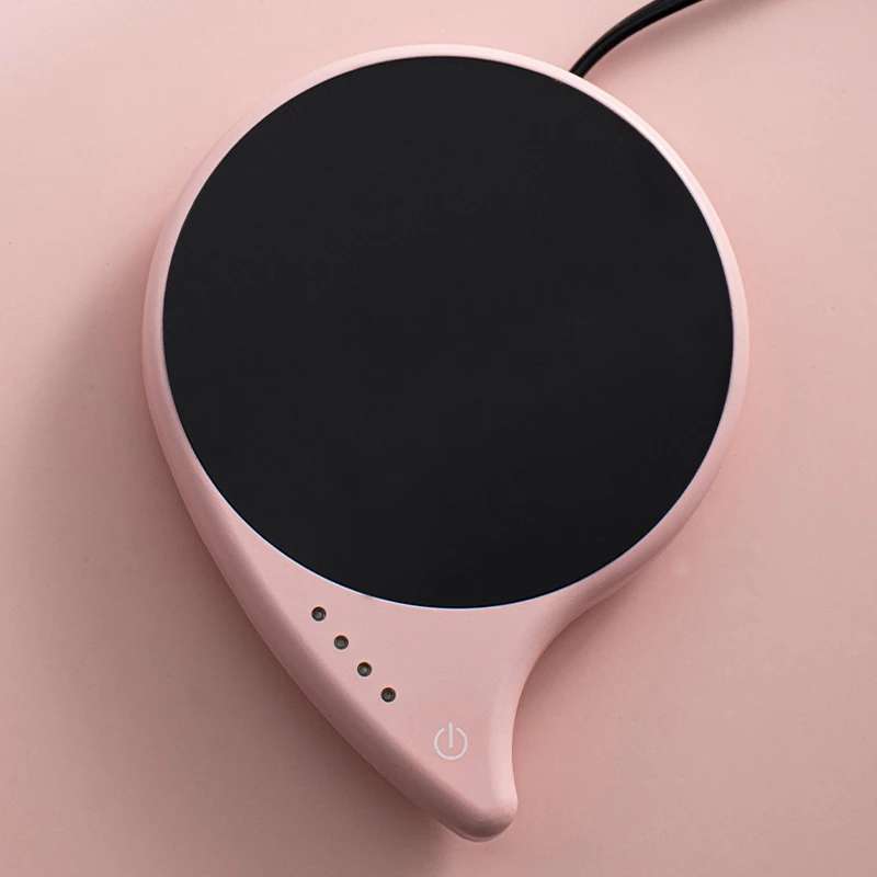 Posavasos Calentador de tazas de café de 40W, almohadilla térmica de temperatura de 4 engranajes, placa caliente termostática para leche, té y café, 220V