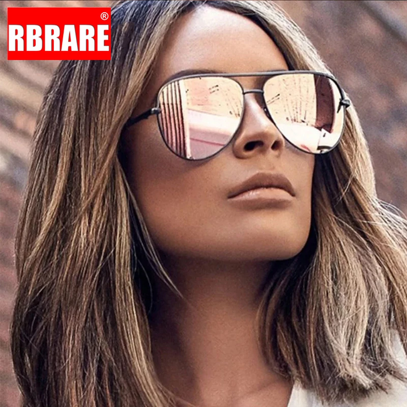 RBRARE Classic Metal Sunglasses Women Luxury Sunglasses For Women Vintage Gradient Eyeglasses For Women Retro Gafas De Sol Mujer