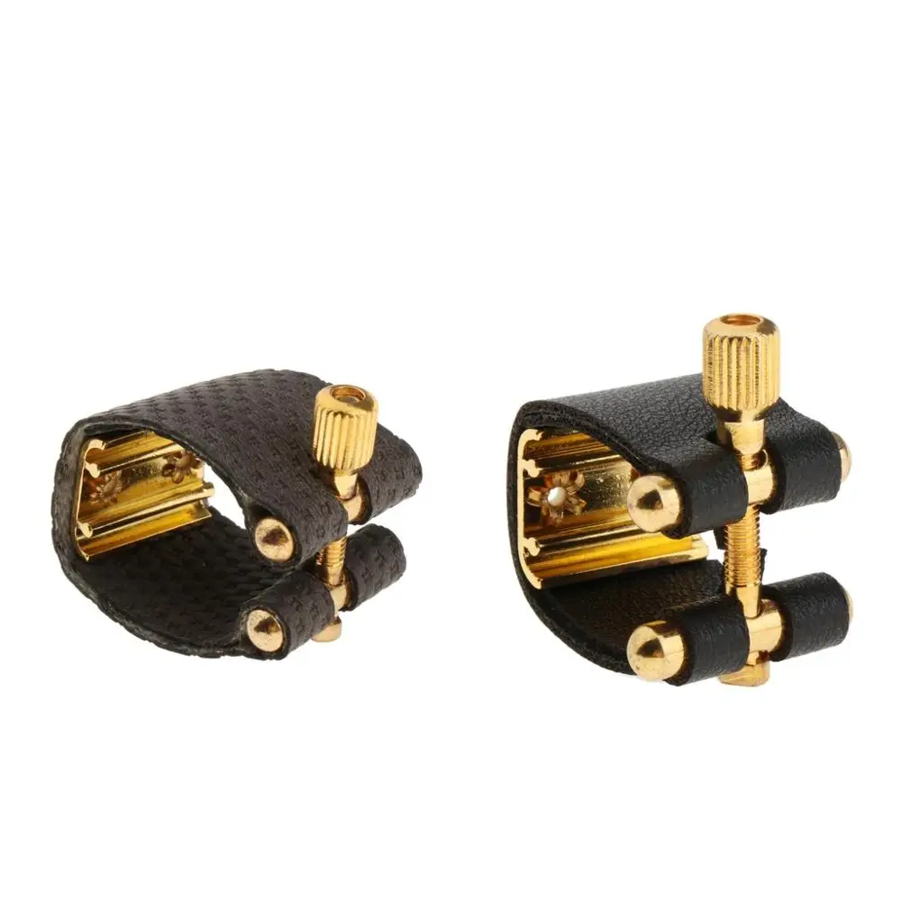 Saxophone Fastener Clip Alto Tenor Soprano Sax Ligatures Fastener Cap for Saxophone Clarinet Bakelite Mouthpiece