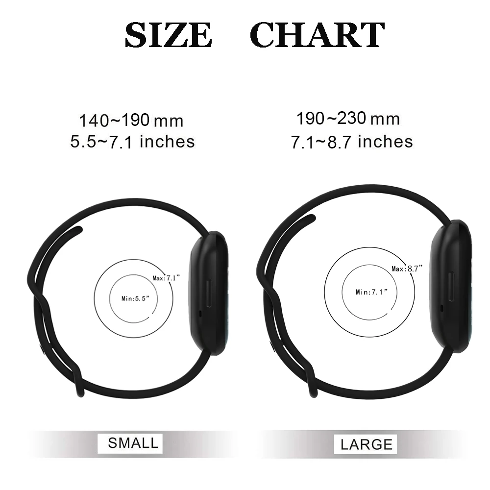 Honecumi per Fitbit Versa 3 cinturino in Silicone donna uomo Smart Watch accessorio per cinturino Fitbit Sense regolabile per Versa3