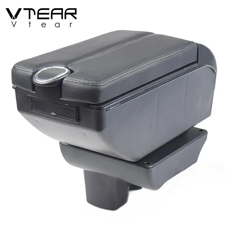 

Vtear Car Armrest USB Center Console Storage Box Arm Rest Cover Decoration Interior Accessories Organizer For Perodua Aruz Rush