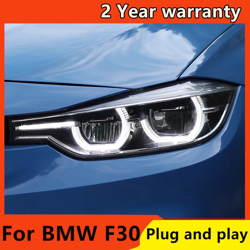 

Стайлинг автомобиля для BMW F30 316i 320i 328i 335i фары 2013 2014 2015 F30 ALL светодиодные фары светодиодные фары в сборе с ангельскими глазами