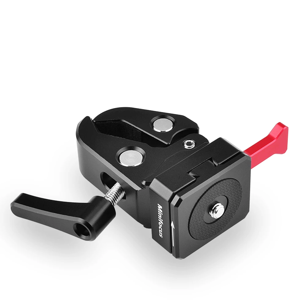 V-Mount Quick Release แผ่นอะแดปเตอร์ Super Clamp สำหรับกล้อง DSLR Video แบตเตอรี่ V-Mount ขาตั้งกล้องขา