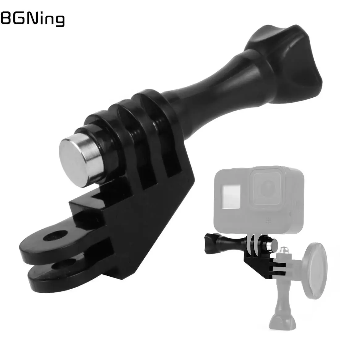 BGNing Plastic 90 Degree Direction Adapter Elbow Mount with Thumb Screw Kit for GoPro 13 12 11 10 9 /SJCAM /Xiaoyi Action Camera
