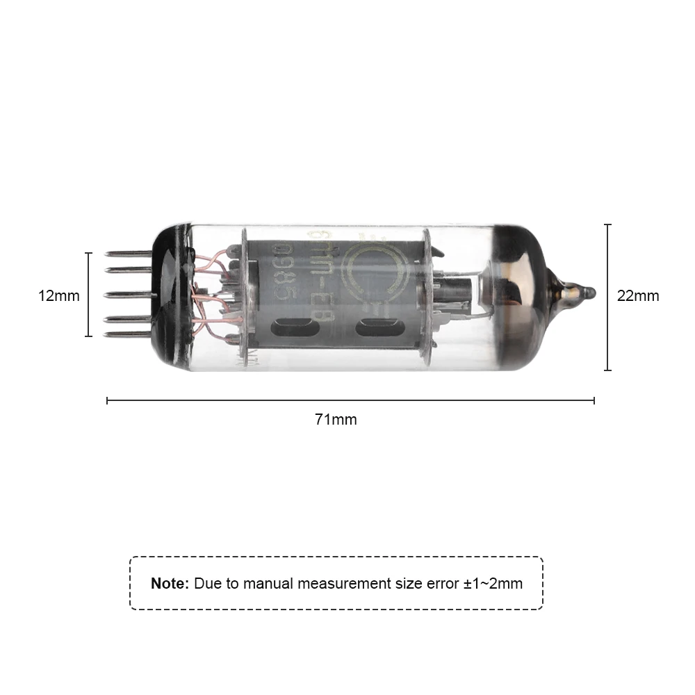 AIYIMA 6n1n-EB amplificatore per valvola elettronica tubo a vuoto rafforzare l'aggiornamento del suono sostituzione 6n 1n/6 p1 per amplificatore fai da te 2 pezzi