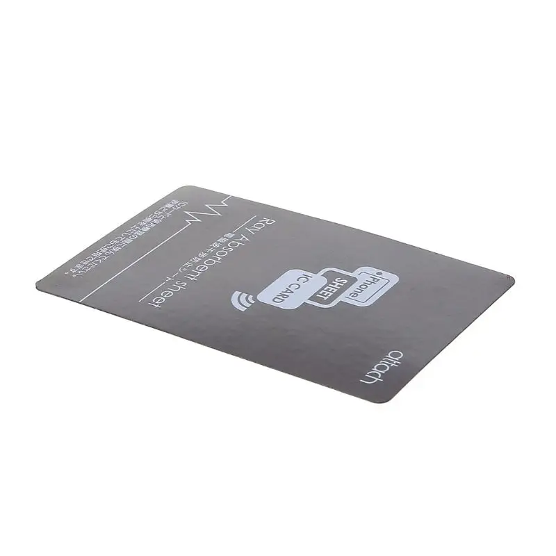 Grey Anti-Metal Magnetic NFC Sticker Paster for iPhone Cell Phone Bus Access Control Card IC Card Protection Supplies