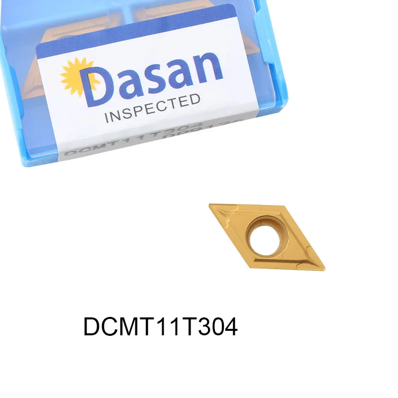 DCMT11T304 คาร์ไบด์DCMT11T308 คุณภาพดีใบมีดCNCเครื่องมือDcmtเครื่องกลึงโลหะภายในบาร์เครื่องมือสำหรับเหล็ก