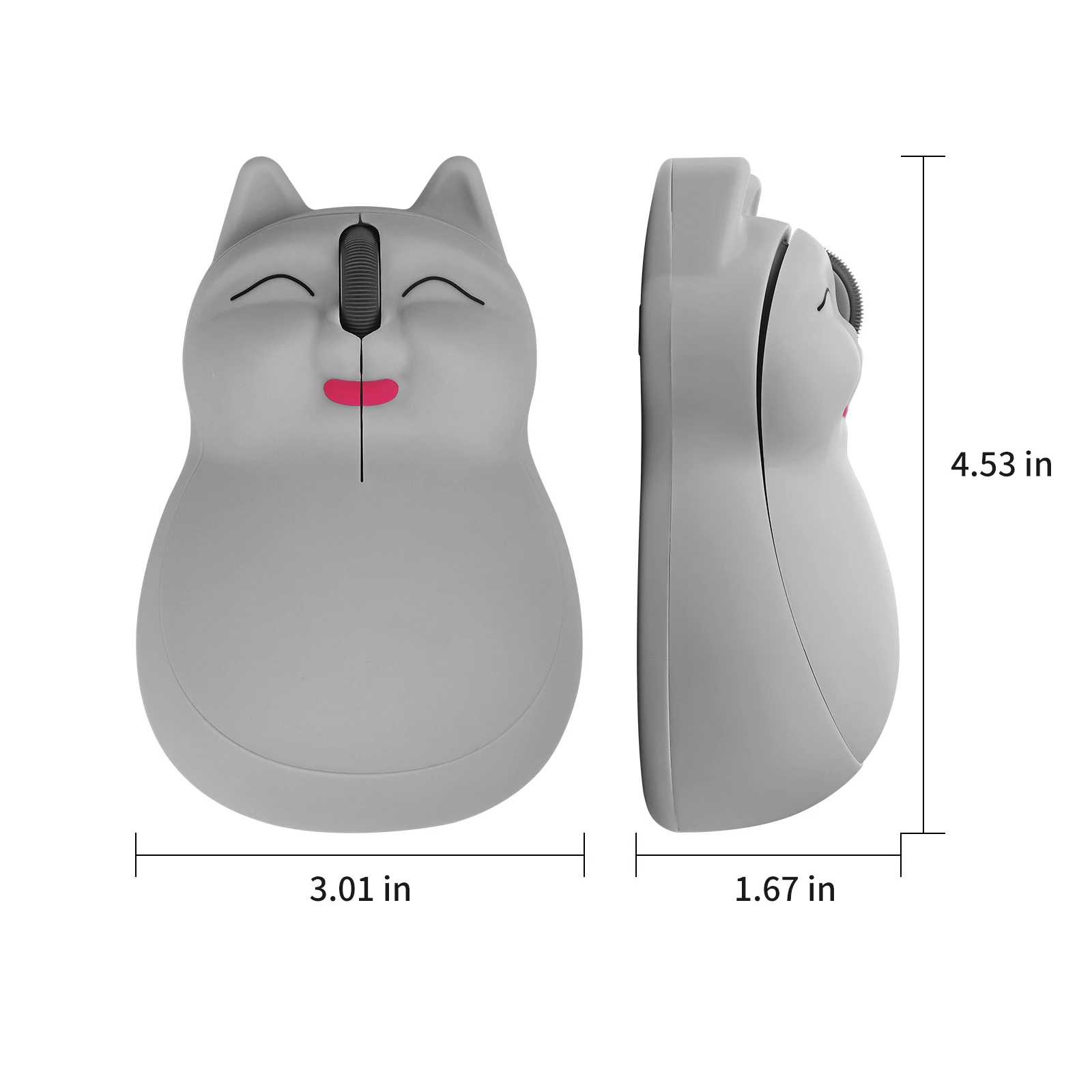 2.4G Wireless Mouse For Kids Gift Cute Anime Cat Designed Creative Mause 3D Ergonomic USB Optical 1200 DPI Mice For PC Laptop