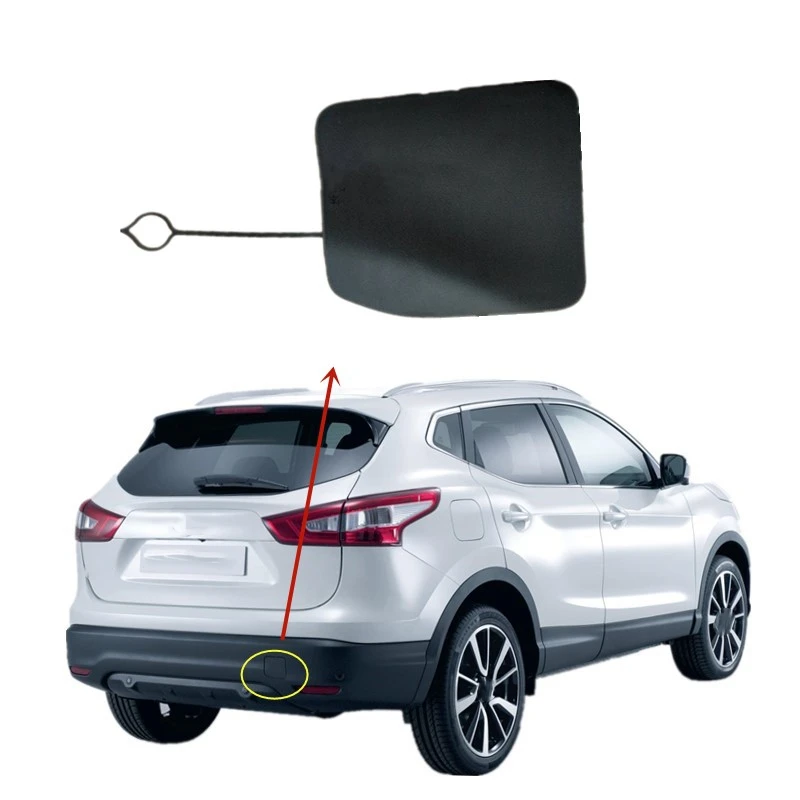 

Rear Bumper Tow Hook Eye Cover Trim Trailer Cover Cap for Nissan Qashqai J11 2015-2018 85071-DF30A