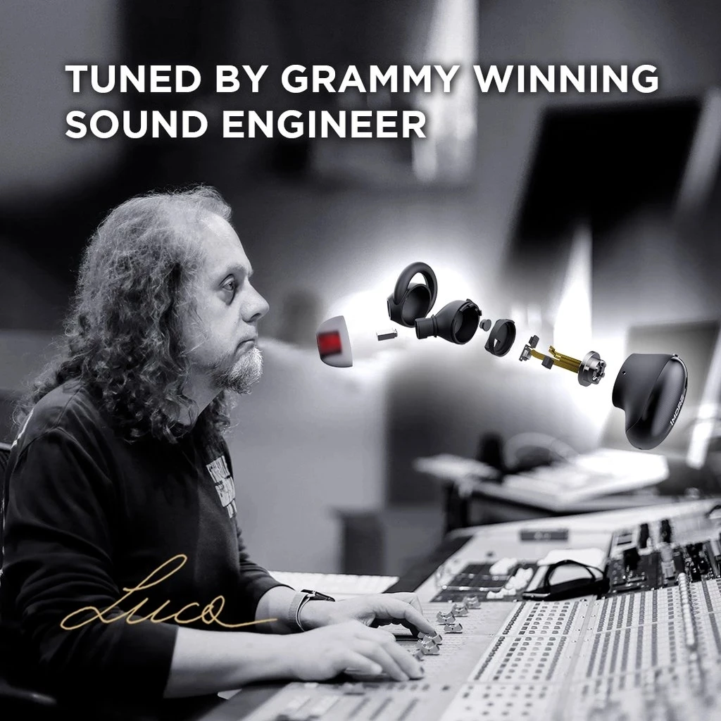 1more-auriculares inalámbricos con Bluetooth, dispositivo de audio estéreo con cancelación de ruido ANC, Aptx, baja latencia, Qualcomme