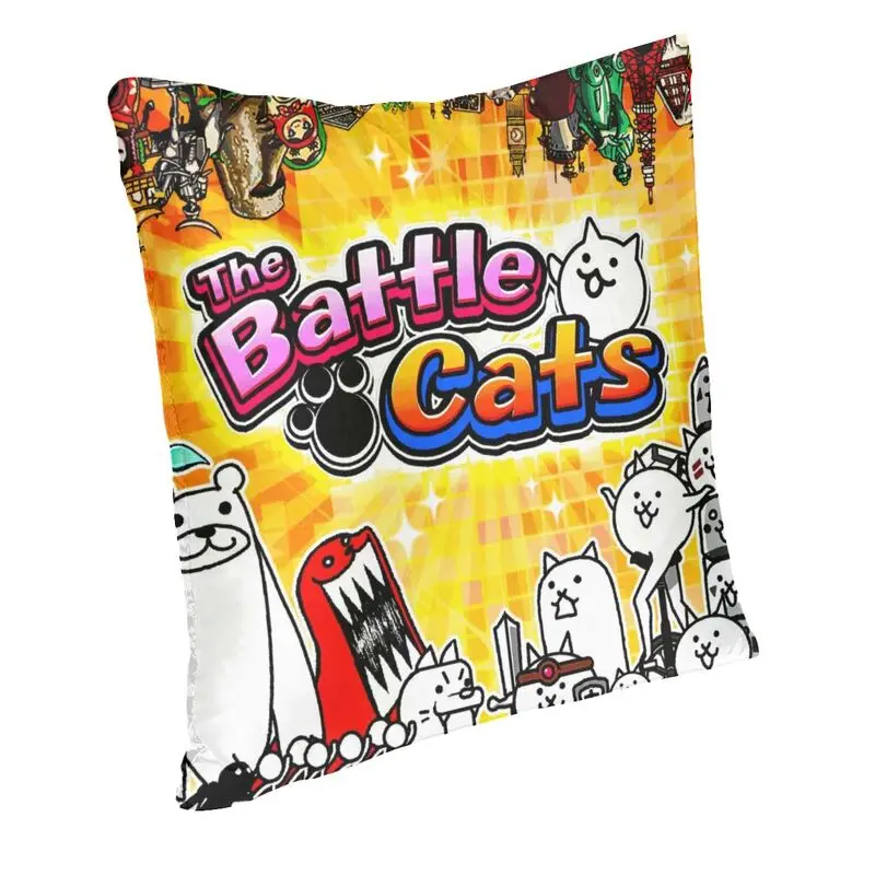 The Battle Cats Gaming Cushion Cover 45x45cm Soft Modern Throw Pillow Case Home Decoration