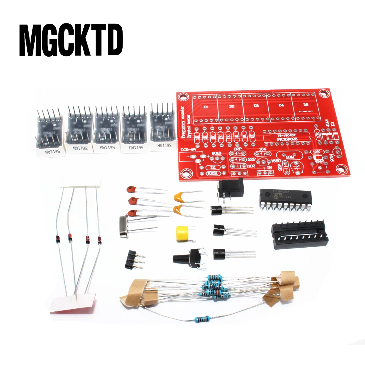 DIY Kits RF 1Hz-50MHz Crystal Oscillator Frequency Counter Meter Digital LED tester meter