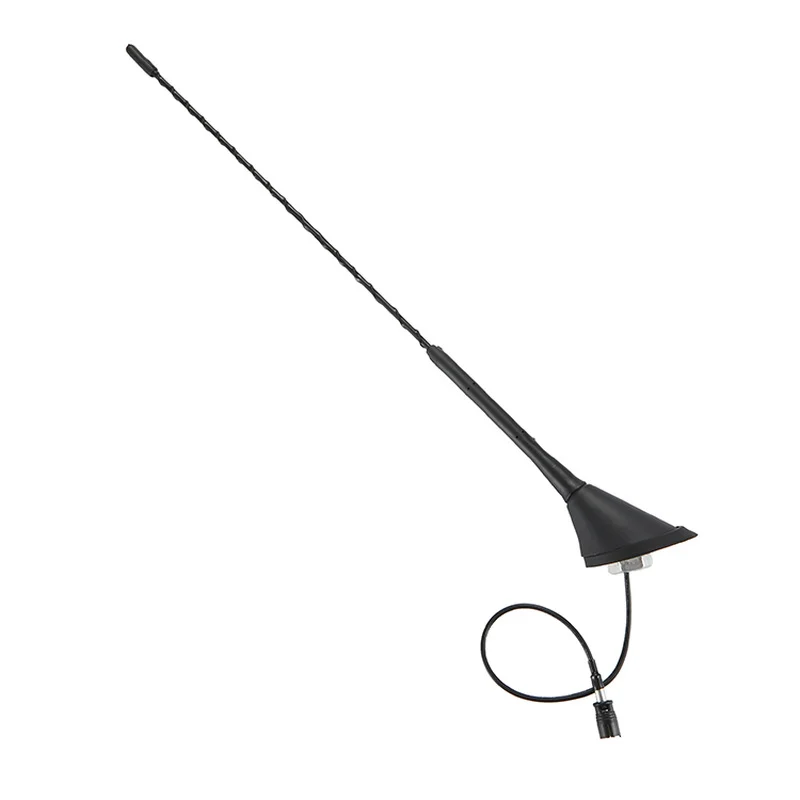 1 Set Universale 16 pollici Auto Anti Rumore Whip Tetto Mast AM/FM Antenna Antenna + Base Per BMW VW Jetta Bora Golf Polo MK4 Passat Audi