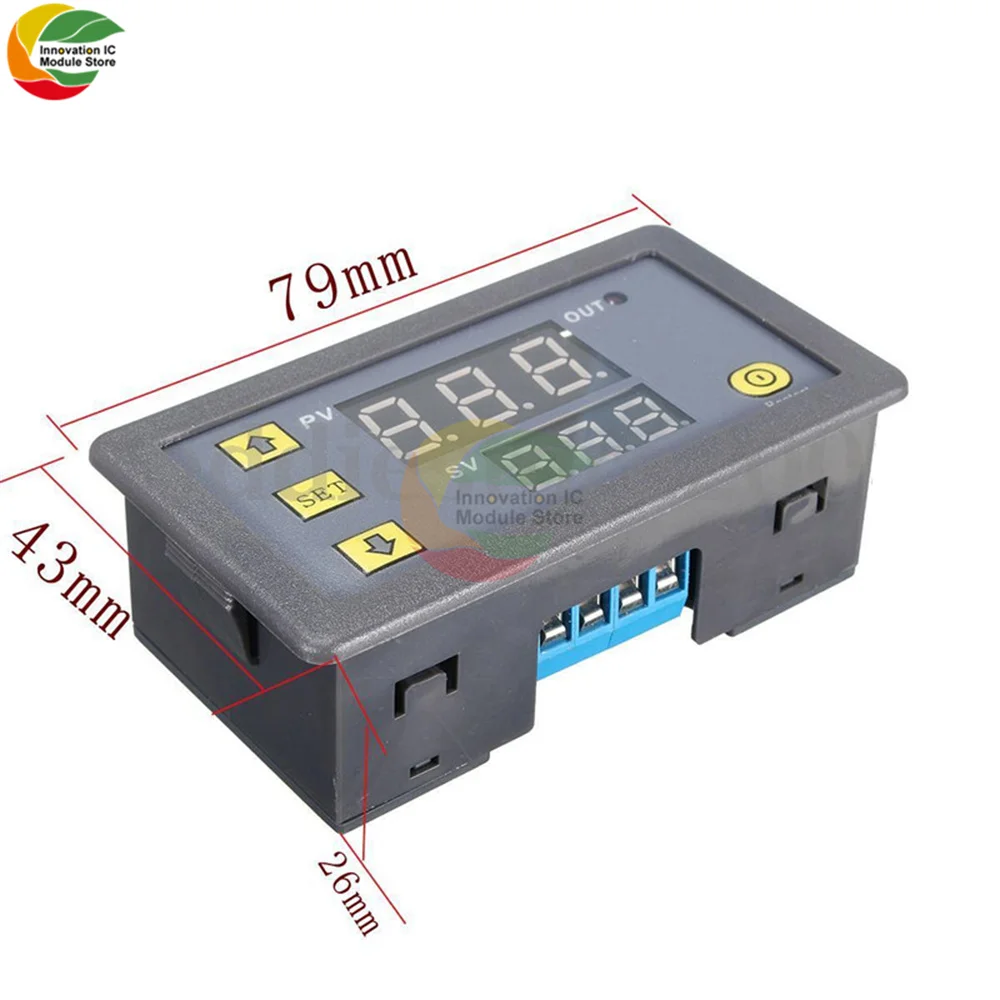 T3231 110V 220V 12V 24V relè di ritardo digitale Display a LED ciclo Timer interruttore di controllo relè di temporizzazione regolabile ritardo di