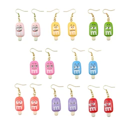 Cute Earring Gifts For Women Resin MM Ice Cream Drop Earrings Handmade Jewelry Children DIY