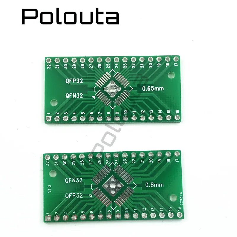 10 Pcs Polouta Switchboard QFN44 Patch To Direct Dip Pcb Board Triac Circuit Breadboard Adapter Copper Plate Prototype Board