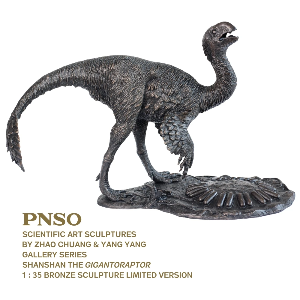 PNSO научные художественные скульптуры от Zhao Chuang & YANG Gallery Series Shanshan The GIGANTORAPTOR