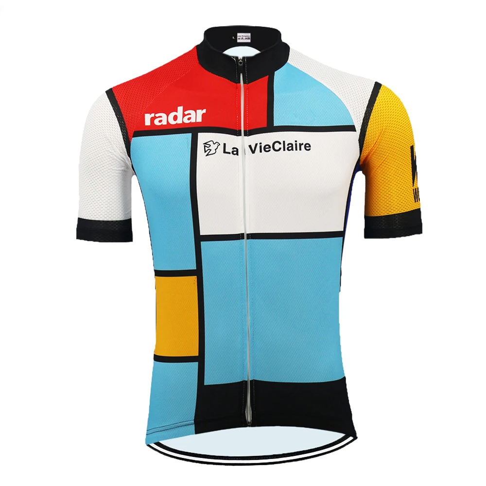 Heren wielertrui met korte mouwen ropa Ciclismo fietskleding jersey fietskleding maillot outdoor Fietskleding