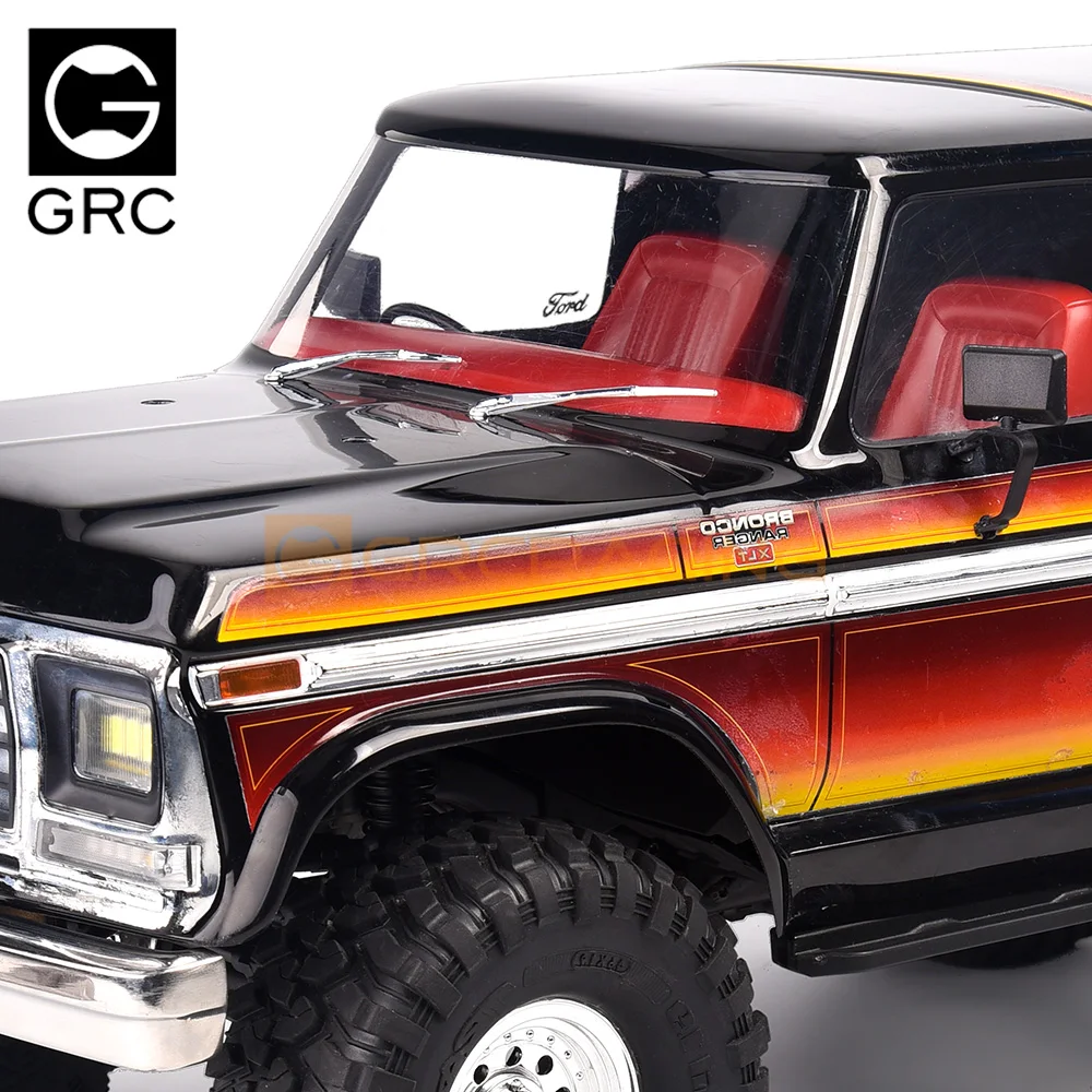 GRC-Assentos à moda antiga para RC Crawler, TRX4, Bronco Blazer, Scx10III, RC4WD, Opção de Atualização Peças, # G161FB, R, W, 1979, Escala 1:10, 1979